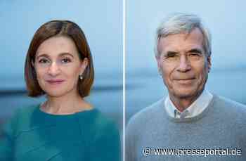 Reinhard Mohn Preis an Maia Sandu und Michael Otto verliehen