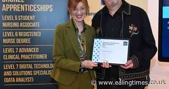 Ealing Hospital worker wins award for third time