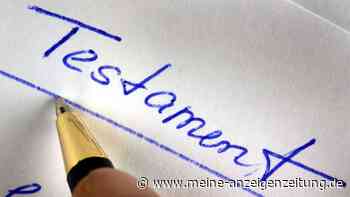 Unterschrift unter handschriftlichem Testament reicht nicht