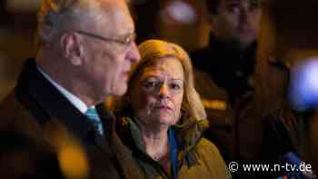 Faeser kündigt Abschiebung an: Attentäter von München durchlief Turboradikalisierung