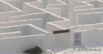 Record-setting snow maze expecting influx of visitors as weather warms up