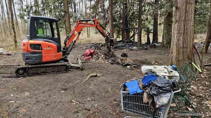 Multi-day encampment cleanup underway on Soowahlie First Nation in Chilliwack