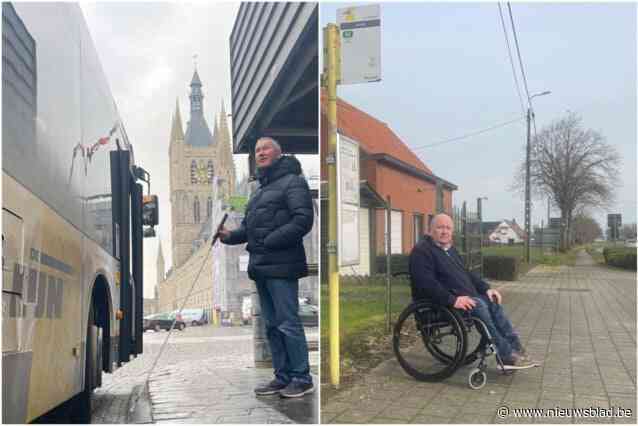 Steve (50) en Vincent (57) riskeren hun leven om aan bushalte te geraken: “Hier is de situatie schrijnend”