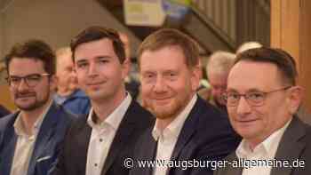 Sachsens Ministerpräsident gibt CSU im Kreis Dillingen Schützenhilfe