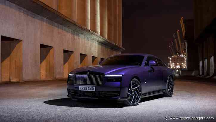 Rolls Royce Black Badge Spectre Revealed
