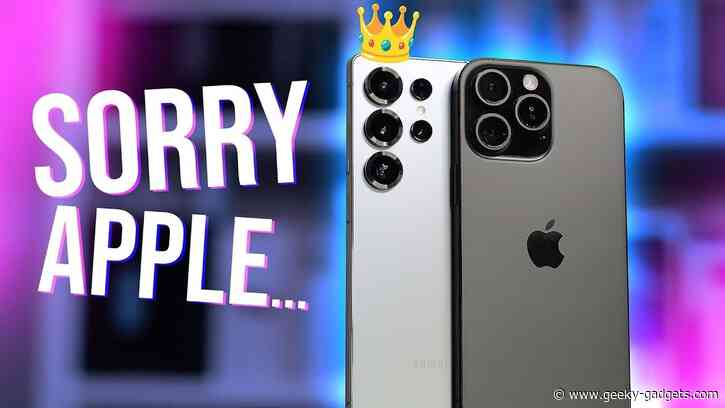 Comparing the Samsung Galaxy S25 Ultra and iPhone 16 Pro Max