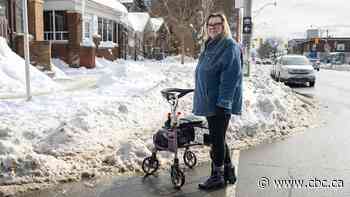 People with mobility issues struggle to navigate sidewalks as cities rush to clear snow