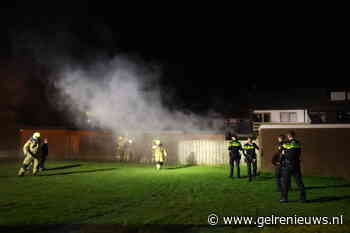 Veel rookontwikkeling door brand in schuur
