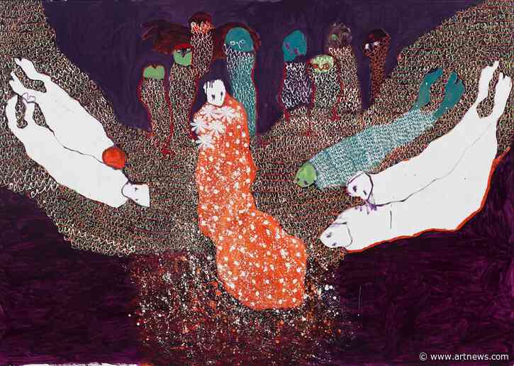 In Her Spiritual Art, Portia Zvavahera Paints the Tension between Her Dreamworld and the Everyday