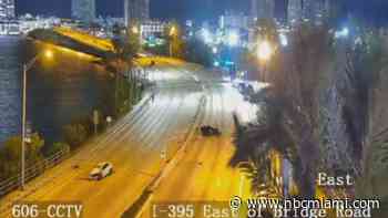 All lanes shut down on the MacArthur Causeway in both directions after crash