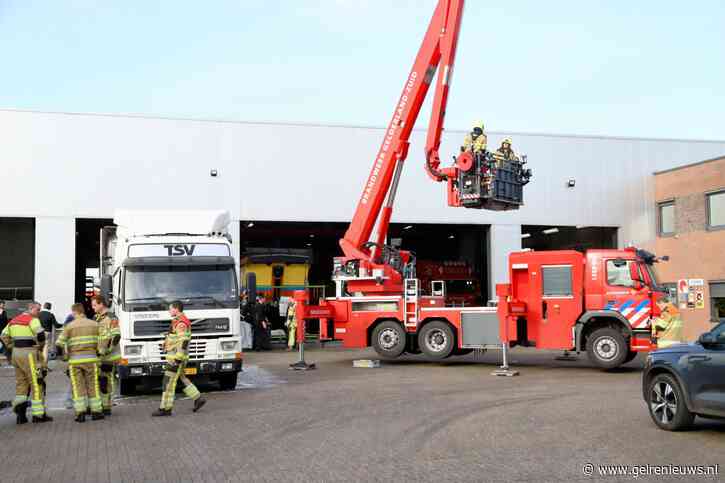 Brand op industrieterrein snel onder controle