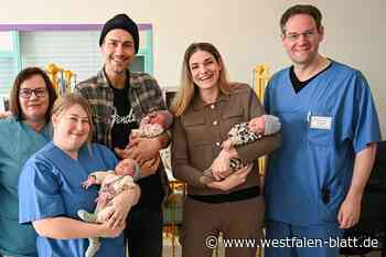 Dreimal Drillinge zur Welt gebracht