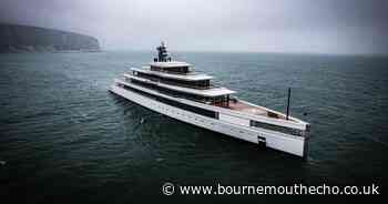 Superyacht owned by billionaire spotted off Dorset coast