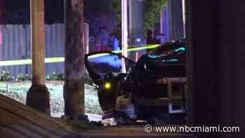 2 Miami-Dade detectives hurt in crash with 18-wheeler in Miami Gardens: Authorities