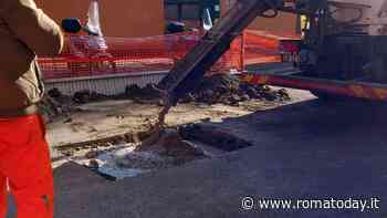 Via di Donna Olimpia chiusa per voragine. A breve la riapertura della strada