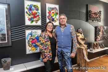 Marleen en Frank openen kunstgalerie in drukke winkelstraat: “We verkopen eigen werk, maar ook van andere kunstenaars”