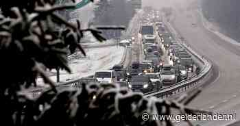 Drukte op de wegen naar wintersportgebieden