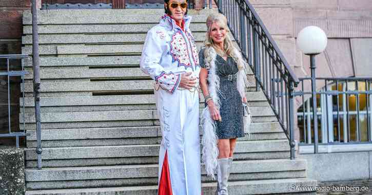 Söder zur Franken-Fastnacht als Elvis Presley