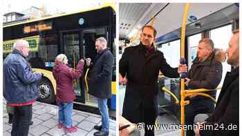 Ist der ÖPNV in Rosenheim wirklich so schlecht? Oberbürgermeister März wagt den Selbsttest 