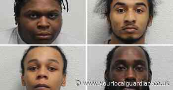 Four men jailed after man stabbed to death in Croydon with large knives and swords