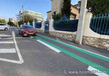 À Cagnes, c’est quoi cette piste cyclable sur la route?