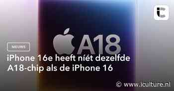 iPhone 16e heeft níét dezelfde A18-chip als de iPhone 16