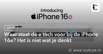 Waar staat de e toch voor bij de iPhone 16e? Het is niet wat je denkt