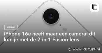 iPhone 16e heeft maar een camera: dit kun je met de 2-in-1 Fusion-lens