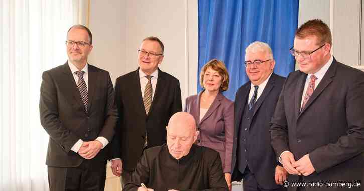 Ein besonderer Eintrag ins Goldene Buch von Bamberg: