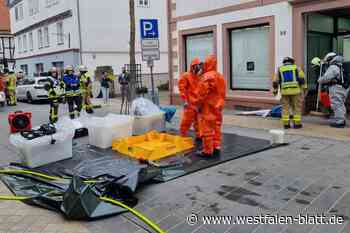 Buttersäure-Anschlag in Warburg