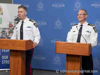 Two veteran officers named interim Edmonton police chiefs as McFee exits to Alberta government