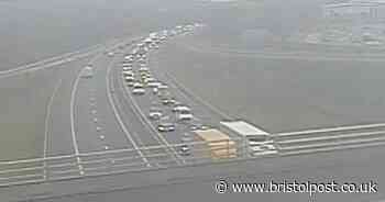 There was traffic chaos around Bristol after M48 Severn Bridge closure