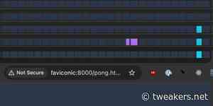 Hacker speelt Pong in favicons van 240 openstaande Chrome-tabbladen