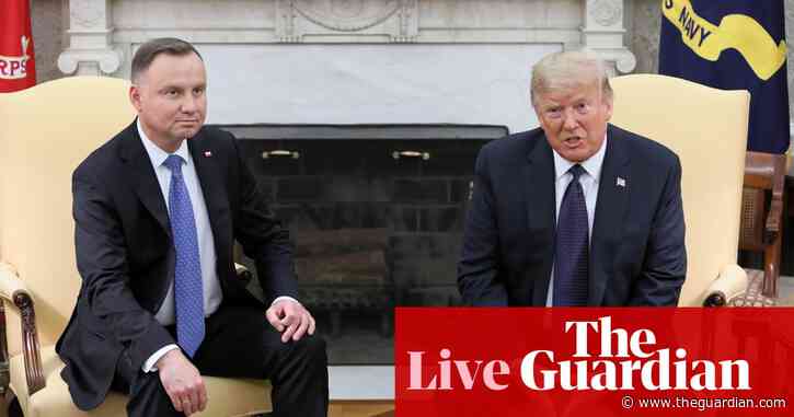 Poland’s Andrzej Duda to meet Donald Trump on Saturday – as it happened