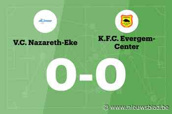 KFC Evergem Center B dieper in de problemen na gelijkspel tegen VC Nazareth-Eke
