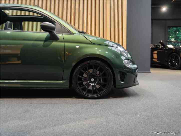 Abarth 595 heeft een herkenbaar kleurtje voor sportwagenliefhebbers