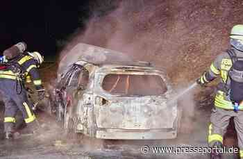 FW-Radolfzell: Fahrzeugbrand auf der B 33