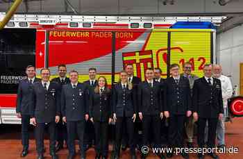 FW Paderborn: Jahreshauptversammlung des Löschzuges Schloss Neuhaus