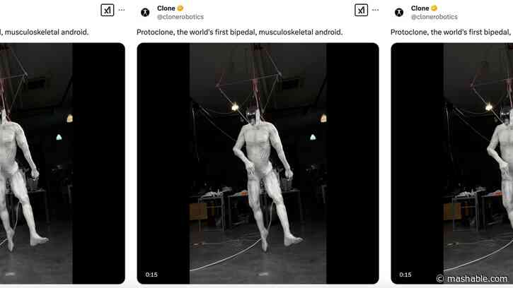 The internet fears Protoclone, the human robot that bleeds