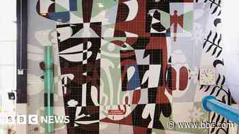 Plans to demolish 'at risk' swimming pool mural