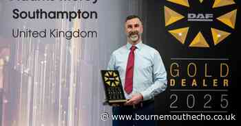 Truck dealership celebrates award for 'commitment to excellence'