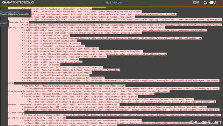 US-Regierung: Leak zeigt mutmaßlich DOGE-Liste mit „Verschwendungsprojekten“