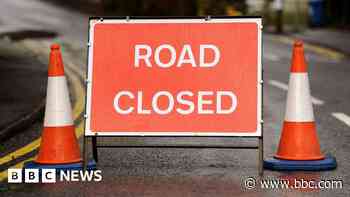 Crash closes airport road for nine hours