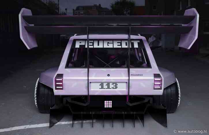 Zie jij welke retro-Peugeot verstopt zit onder dit Pikes Peak-monster?