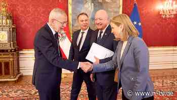 Regierungsbildung in Österreich: ÖVP, SPÖ und Neos wollen koalieren