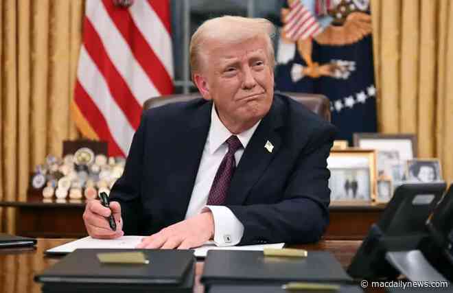 President Trump says he’ll impose retaliatory tariffs for digital taxes, fines, practices, and policies on Apple, other American tech firms