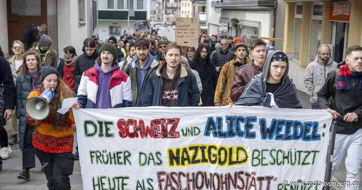 Protest in Schweizer Wohnort von AfD-Chefin Weidel