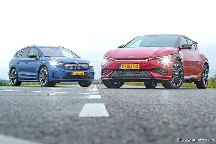 Kia EV6 versus Skoda Enyaq: klaar voor de tweede ronde - Dubbeltest