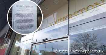 Waterstones Orpington closes after almost 20 years