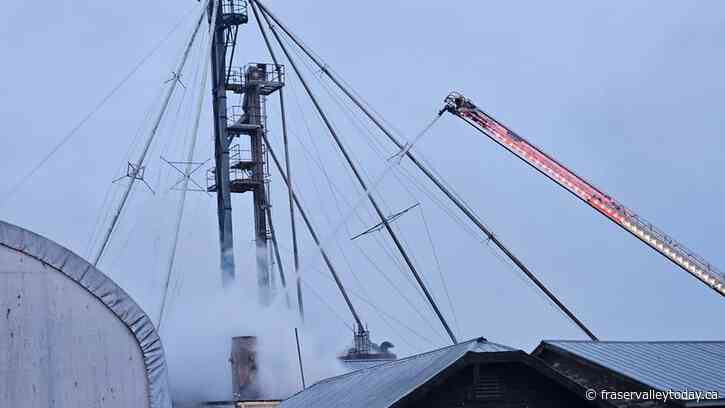 Chilliwack Fire responds to blaze at food waste facility